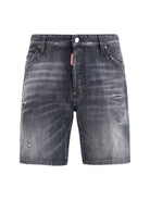 Dsquared2 Washed Marine Shorts - Black