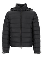 Moncler Arneb Short Down Jacket With Hood - Black