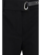 Max Mara Sportmax Rum cigarette pants with belt - Black