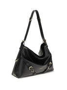 Givenchy Large Voyou Shoulder Bag in shiny leather - Black