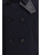 Burberry Wool cashmere Pea Coat - Navy
