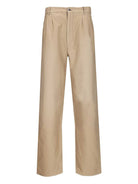 Maison Margiela Cotton Trousers - Beige