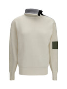 Loewe High-neck wool Sweater - White