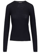 Balenciaga Ribbed Sweater - Blue