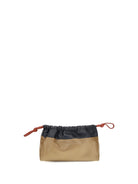 Pierre Hardy Twin Clutch Bag - Navy-Camel-Rust