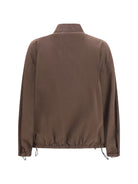 Miu Miu Gabardine Jacket with zip - Ebony