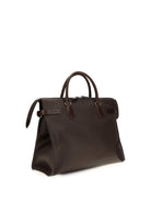 Valentino Garavani Large Antibes Top Handle Bag - Brown Dark/Oak Brown