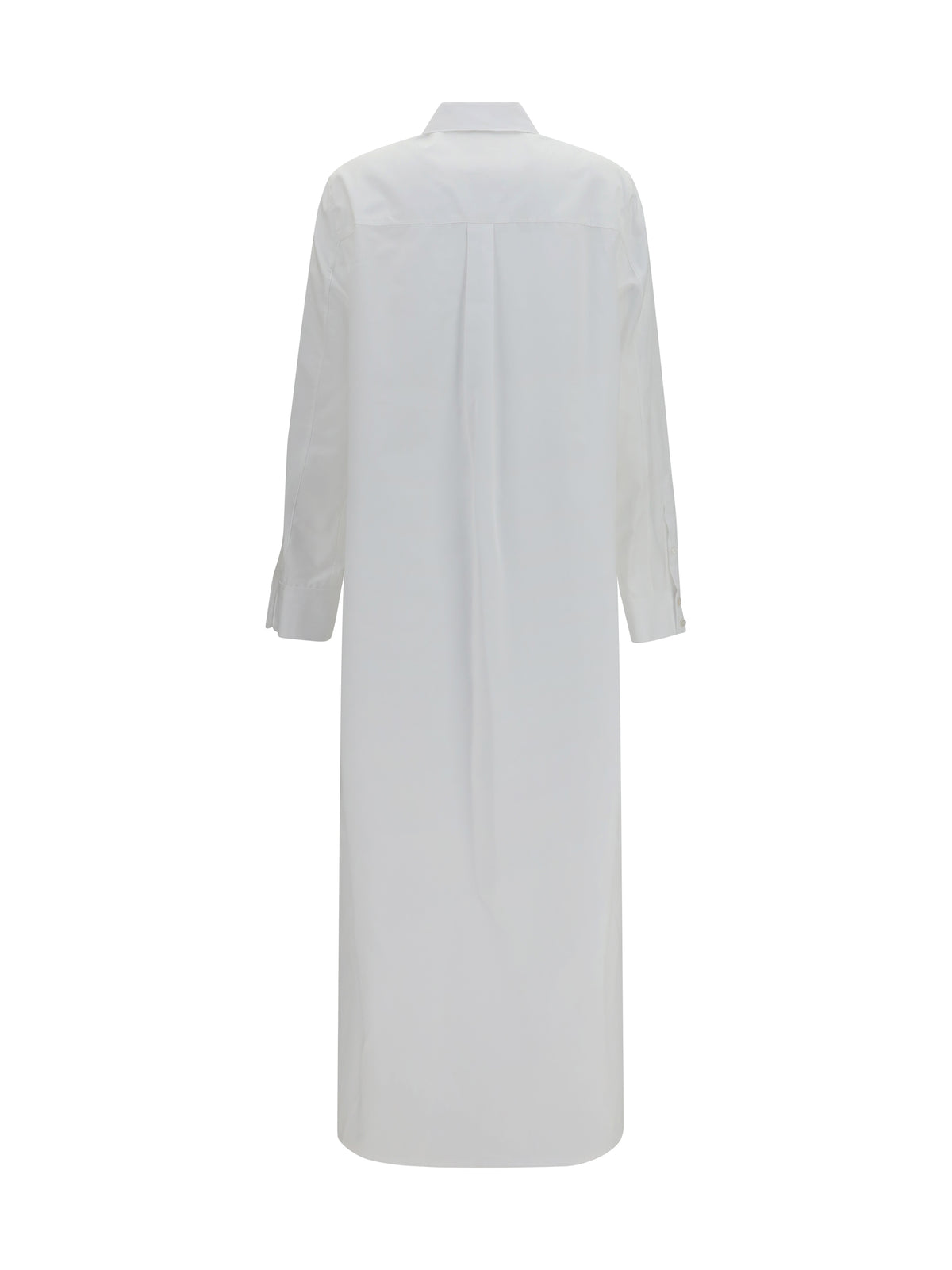 Alaïa Asymmetric cotton poplin Shirt - Blanc