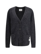 Marant Étoile Eborah Cardigan in alpaca blend - Medium Grey