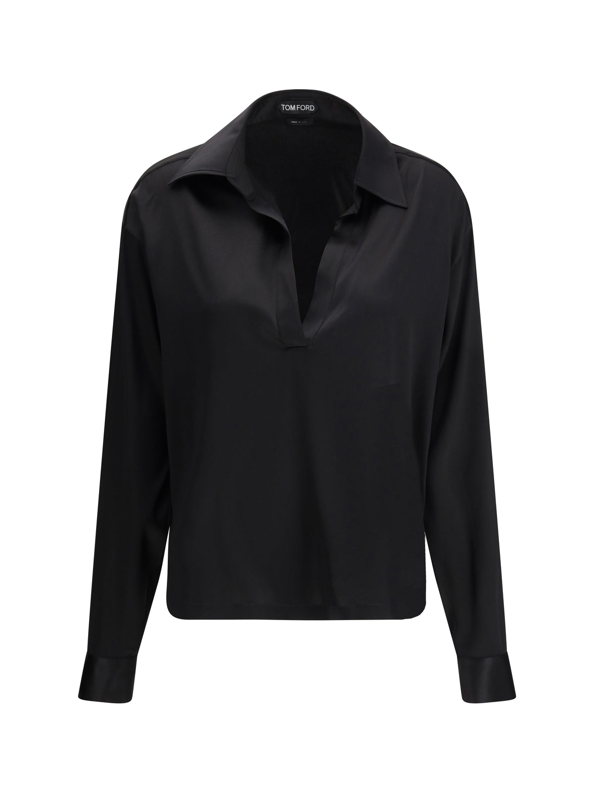 Tom Ford Stretch Silk Shirt - Black