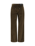 Loewe Cotton corduroy Pants - Brown