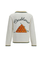 Casablanca Embroidered crochet Shirt - Pyramid Of Oranges