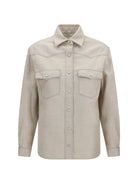 Fendi Selleria denim Western Shirt - Ivory