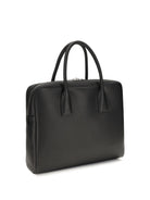 Saint Laurent BV Bowling Brief Handbag - Black