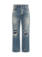 Maison Margiela Straight-leg ripped Jeans - Super Used