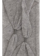 Brunello Cucinelli Cashmere Scarf with monile details - Grey Chiaro+Rutenio