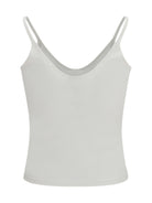 Tom Ford Micro-rib silk jersey Tank Top - Off White