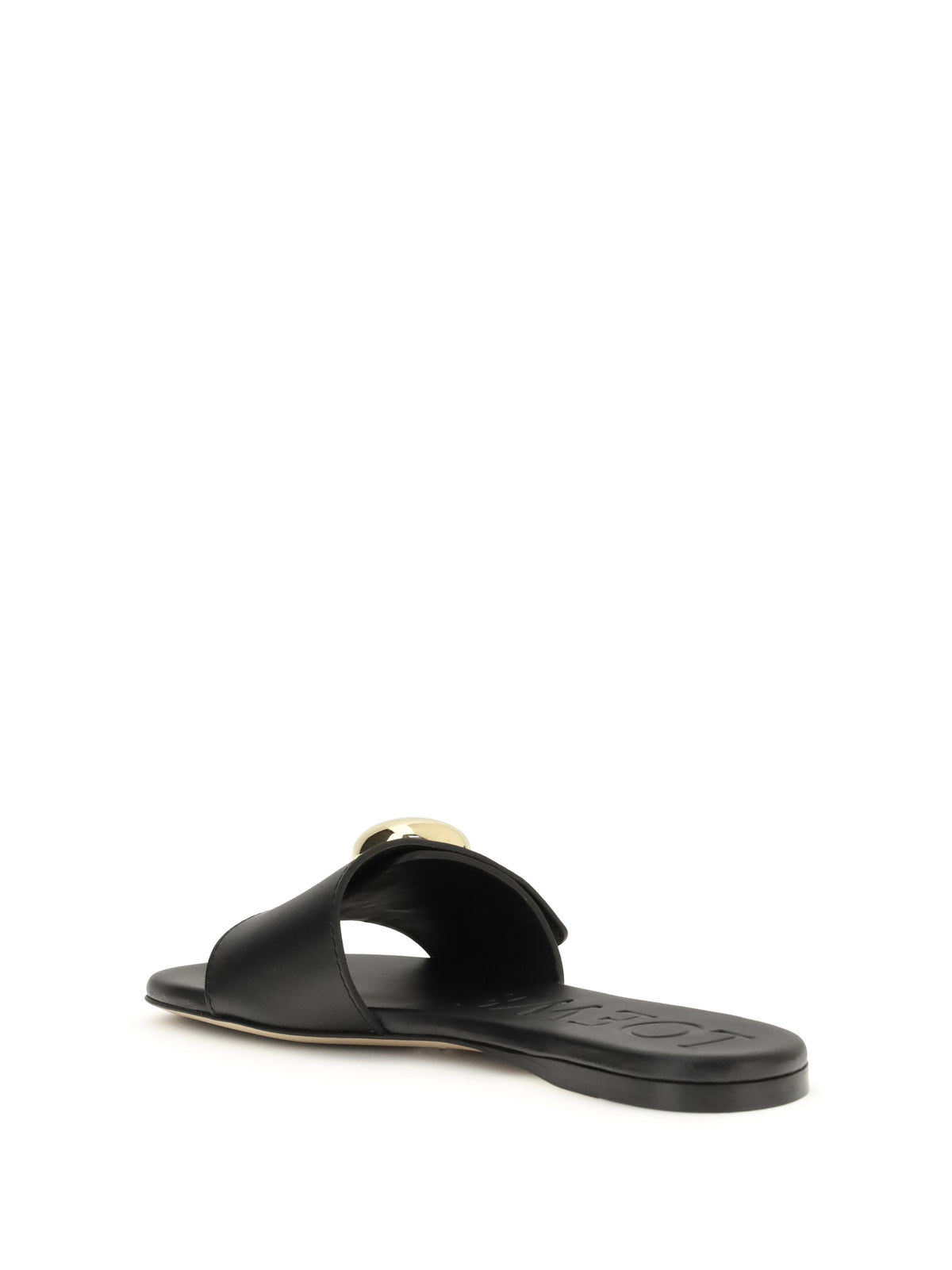 Loewe Pebble slide Sandals - Black