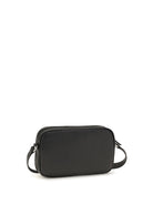 Valentino Garavani Grained leather Crossbody Bag with zip - Black