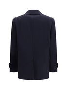 Burberry Wool cashmere Pea Coat - Navy