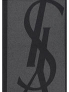 Saint Laurent Cassandre Scarf - Graphite/Dark Grey