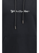 Off-White Script Arrow Diagonal Skate Hoodie - Black