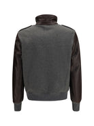 Brunello Cucinelli Membrane finished cashmere beaver Bomber - Grey Medium
