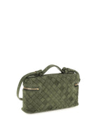 Bottega Veneta Bang Bang Shoulder Bag - Green Tweed-Gold