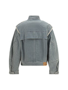 Marant Étoile Edany cotton twill Jacket - Blue/White