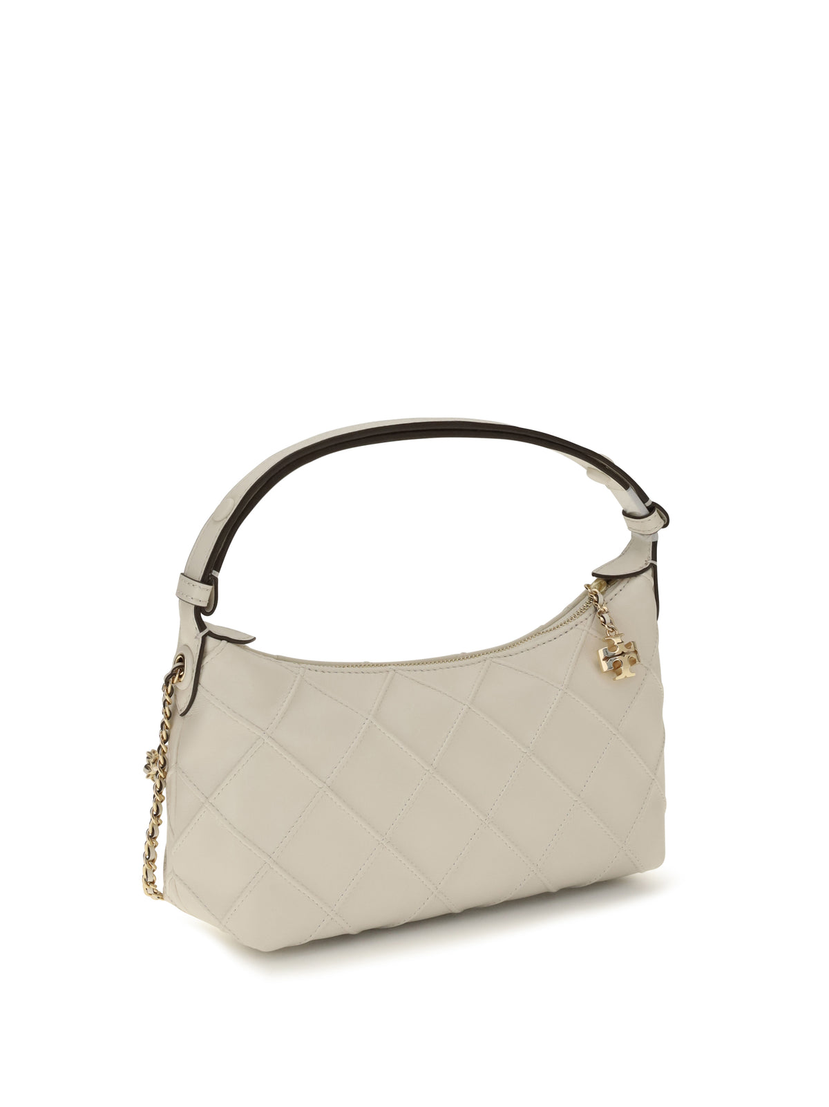 Tory Burch Fleming Clutch - Light Cream
