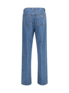 Valentino Straight-leg denim Jeans - Light Blue Denim