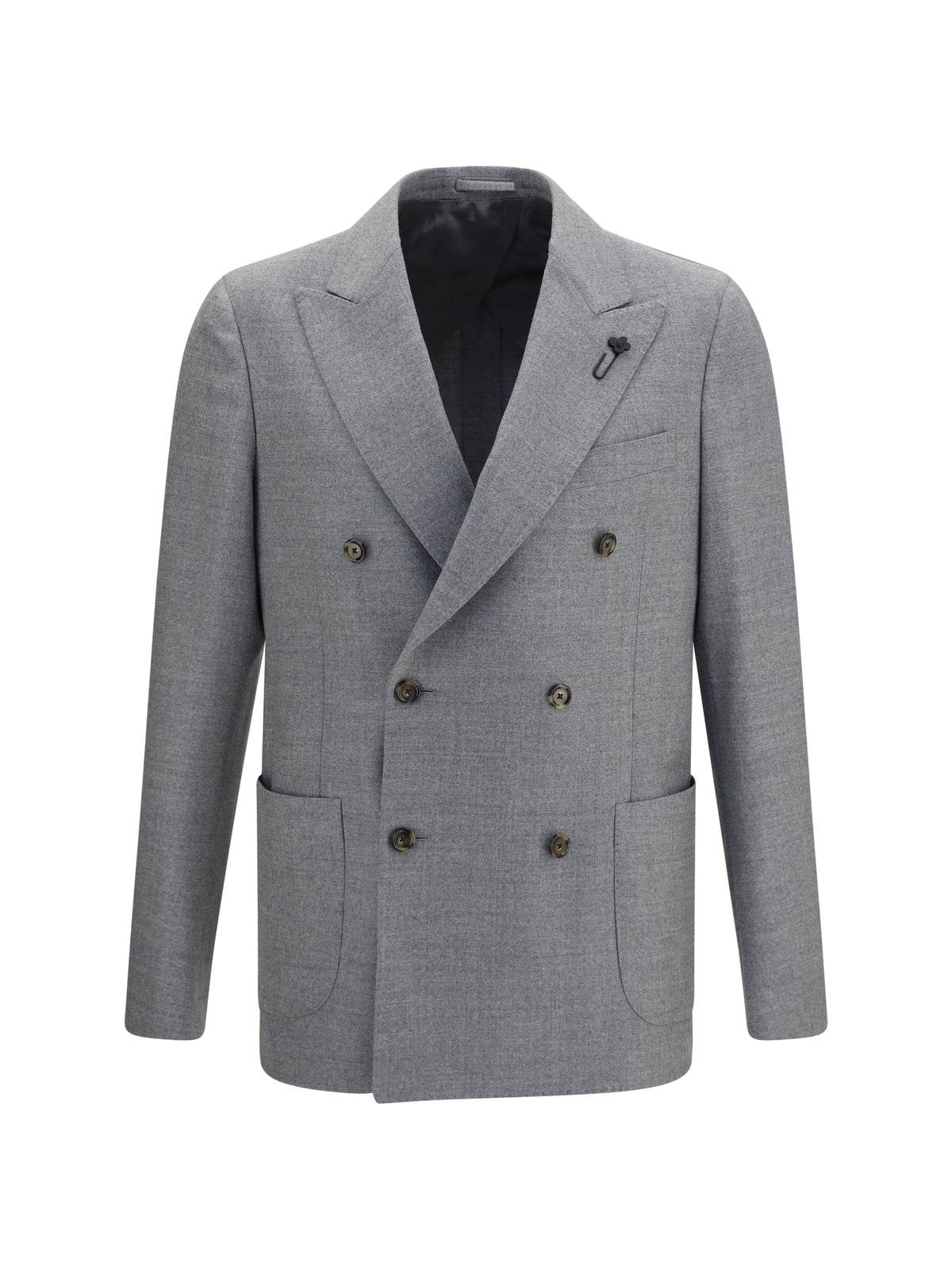 Lardini Double-breasted wool-blend Jacket - 920