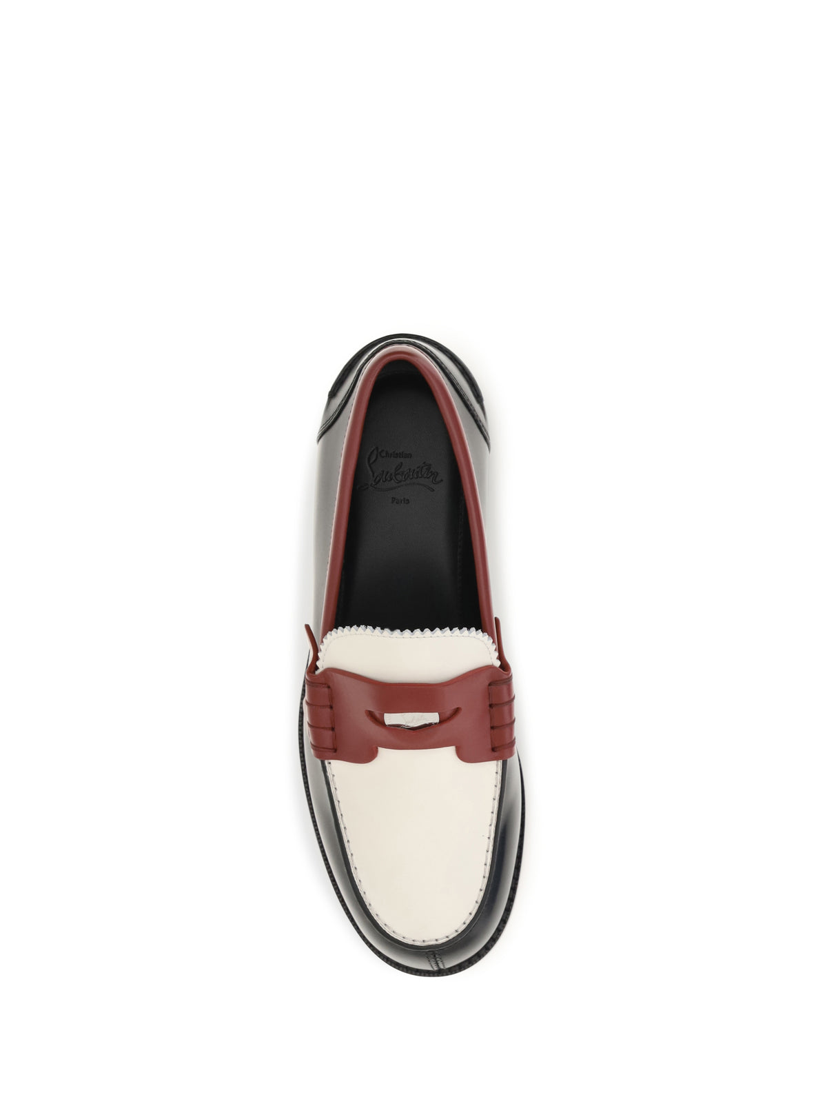 Christian Louboutin Plato leather Loafers - Version Black