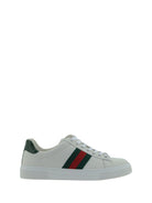 Gucci Leather Sneakers - Gr.Whi/Vrv/Green Ace