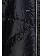 Herno Quilted drawstring down Jacket - Black