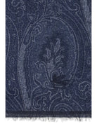Etro Paisley Scarf - Printed F.Do Blue