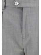 Brunello Cucinelli Dynamic wool Pants - Pearl