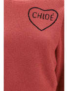 Chloé Cropped Pullover - Coppery Pink