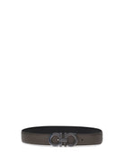 Ferragamo Reversible Gancini Belt - Concrete