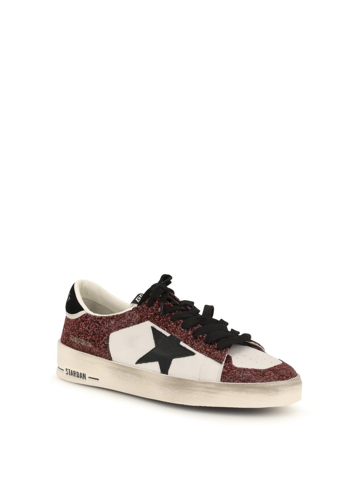Golden Goose Stardan Sneakers - Milk/Burgundy/Black