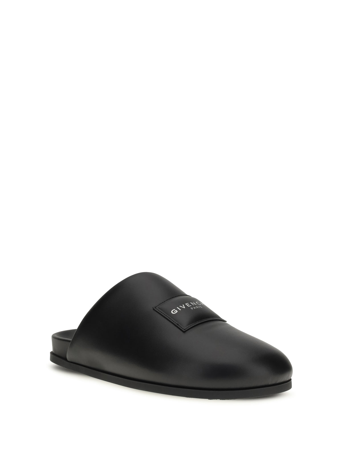 Givenchy Leather Puffy Mules - Black