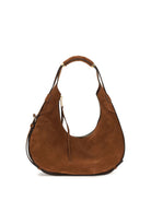 Moschino Medium Handle Me Hobo Shoulder Bag - Coffee