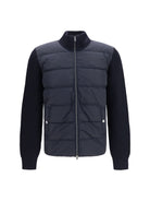 Herno Padded Cardigan - Blue Dark