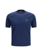 Prada C-Neck Knit in cotton - Bleu