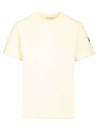 Moncler Cotton T-Shirt - White