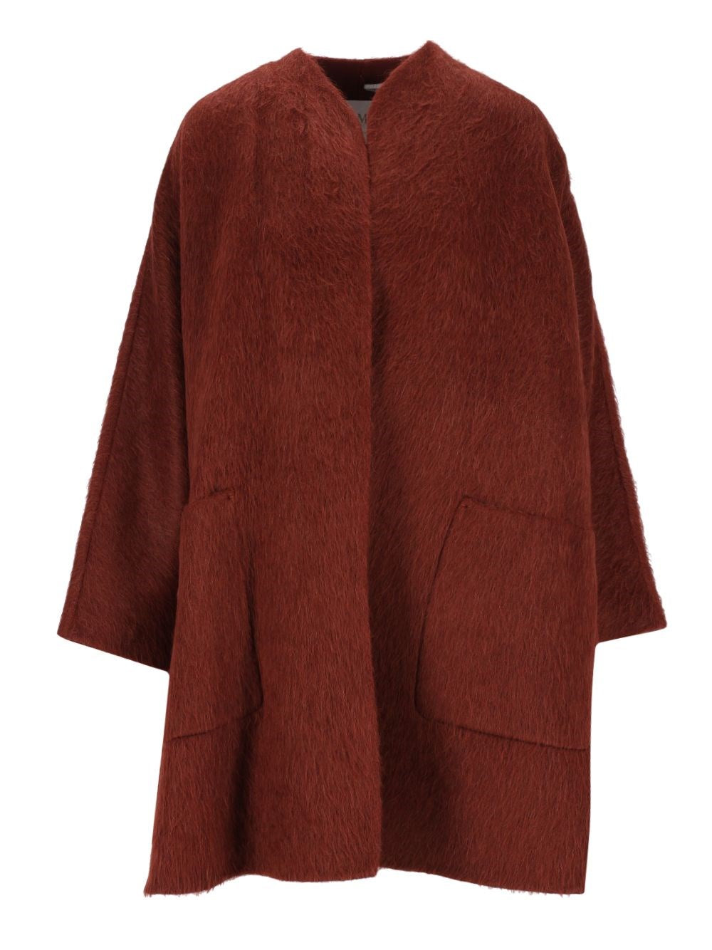 Max Mara "Geranium" Cape Coat - Red