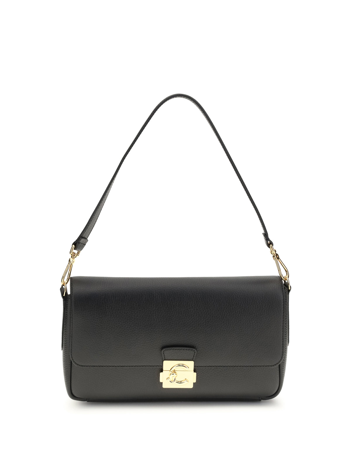 Coccinelle C-Me Lock medium Shoulder Bag - Noir