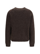 Maison Kitsuné Dressed Fox wool-blend Sweater - Dark Wood