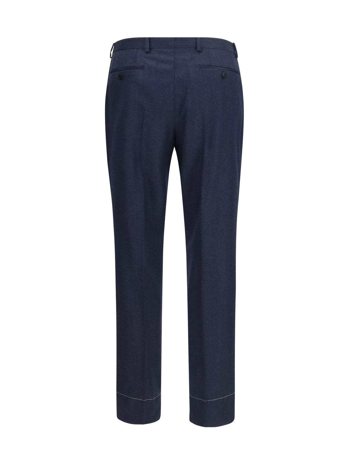 Brioni Elba Pants in silk, cashmere and linen - Navy