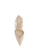 Fendi Patent leather Colibrì Slingback Pumps - Rose Nude